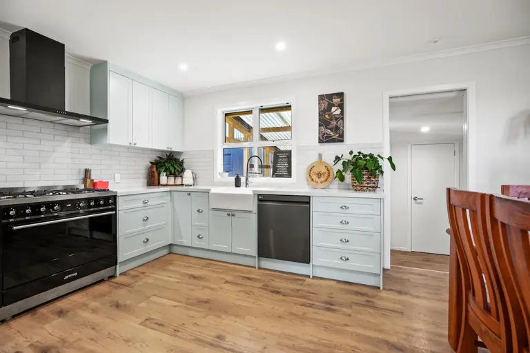 Painted Kitchen And Stone Tops