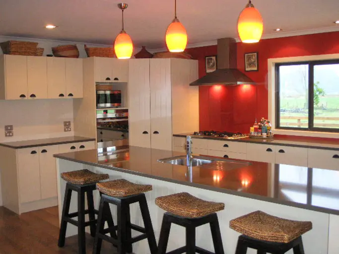 Painted Kitchen With Tounge & Groove Look