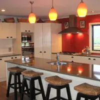 Painted Kitchen With Tounge & Groove Look