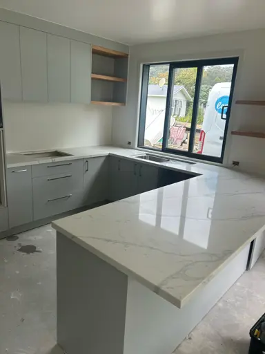 Melteca Kitchen With Stone Tops